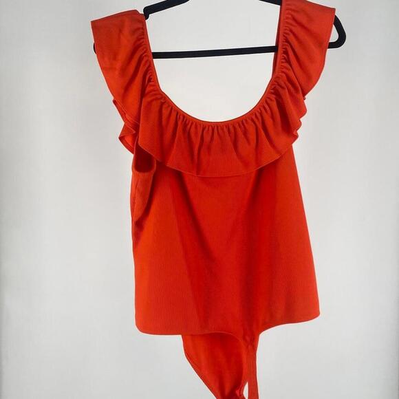 Express Ruffled Bodysuit- XL - Picture 4 of 4
